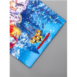 Пакет подарочный новогодний ламинированный, «На встречу Новому Году», 18×10×22.3 см