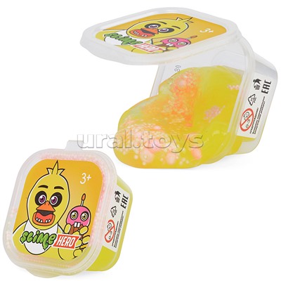 Слайм "Hero" Роботы Цыпленок жёлтый