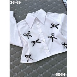 Блузка 6064 белый
