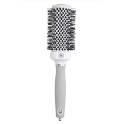 Olivia Garden Термобрашинг для укладки волос / Expert Blowout Grip White & Grey, 45 мм, бело-серый KRISTALLER, 1114814