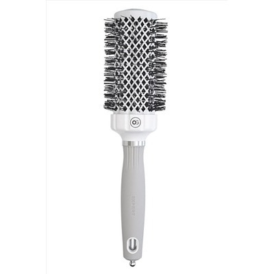 Olivia Garden Термобрашинг для укладки волос / Expert Blowout Grip White & Grey, 45 мм, бело-серый KRISTALLER, 1114814