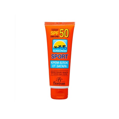 Крем-блок от загара Floresan SPF 50, 60 мл