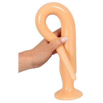Набор из 3 телесных удлиненных анальных пробок Super Long Flexible Butt Plug Set