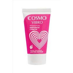 Возбуждающий гель на водно-силиконовой основе Cosmo Vibro с ароматом земляники - 25 гр.