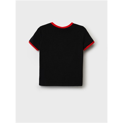 Фуфайка трикотажная для девочек (футболка)