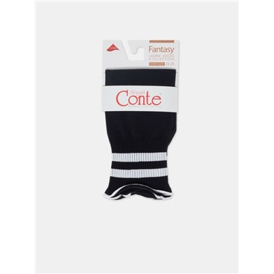 Удлиненные CONTE FANTASY Удлиненные носки с волнистой резинкой в полоску