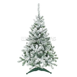 Ель искусственная "Вьюга" зеленая заснеженная 1,5 м