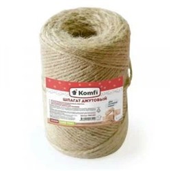Шпагат джутовый, цилиндр, 2ммx100м 1200 текс HRD100С Komfi