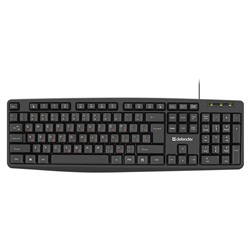 Клавиатура Defender Concept HB-164 мембранная USB (black)