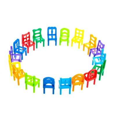 Настольная игра «На 4 ногах», 18 стульев, 8 цветов, 2-4 игрока, 5+, уценка