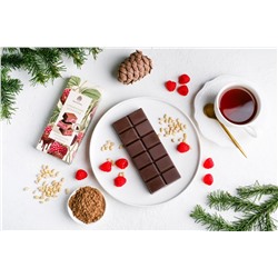 Шоколад Сибирский с Малиной и тестом катаифи / 200 г / ТМ Сибирский кедр