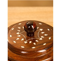 Ваза для конфет «Ассорти», 15×15×10 см, дерево шишам