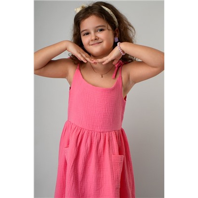 Платье для девочки из муслина Happyfox