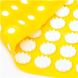 Аппликатор Кузнецова комплект, 144 колючки, спантекс, жёлтый, 260×560 мм + валик 190×320 мм