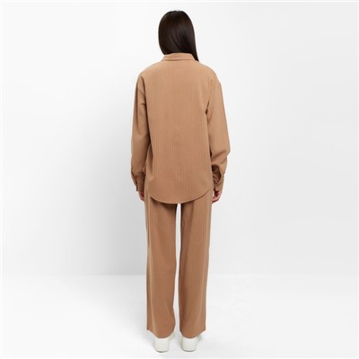 Костюм женский (рубашка, брюки) MIST, размер 40-42, цвет охра