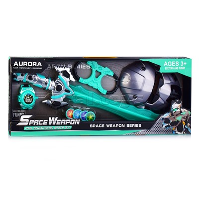 Набор оружия "Космо оружие" (свет, звук) на батарейках, в коробке