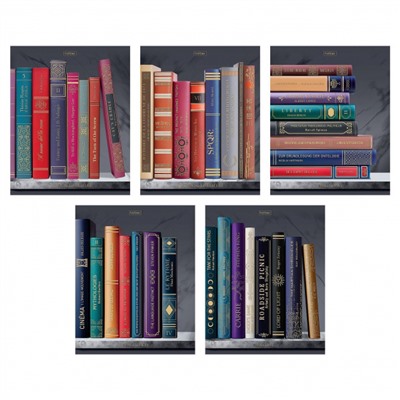 Тетрадь  48л клетка soft-touch "Золотые страницы" скруг.углы (094279) Хатбер