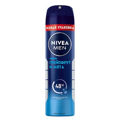 Дезодорант Спрей NIVEA MEN Антиперспирант Грейпфрут и Мята 150 мл (81600)