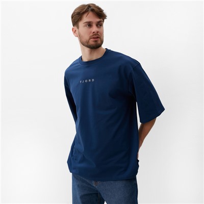 Футболка мужская MIST Fjord, размер 46, синий