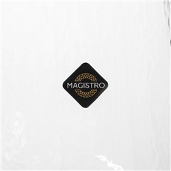 Бокалы для вина Magistro «Дарио», 500 мл, 10×25 см, стекло, набор 2 шт., прозрачные