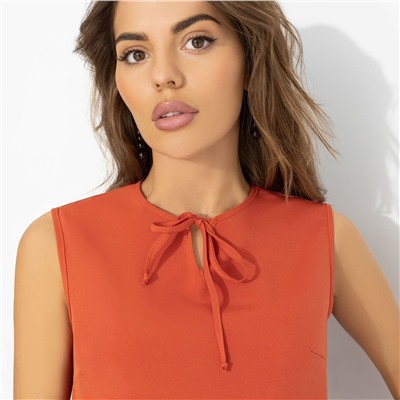 Блуза в трендовом цвете, Легкое настроение (терракот)