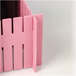 Разделитель для ящиков, 4 шт., 37×7 см, розовый