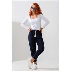 67166/1О Брюки женские (Темно-синий)