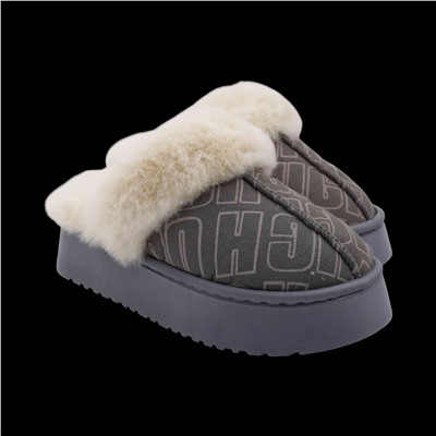 Тапочки меховые ZH013-2 серые