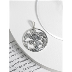 Подвеска из серебра родированная - Дева 925 пробы П-0309р