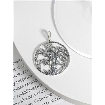 Подвеска из серебра родированная - Дева 925 пробы П-0309р