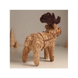 Фигурка «Лось в упряжке», 23×9×22.5 см