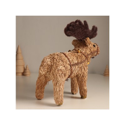 Фигурка «Лось в упряжке», 23×9×22.5 см