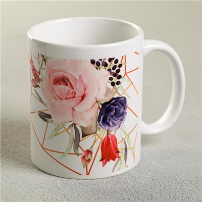 Кружка керамическая «Мама красивая», 320 мл