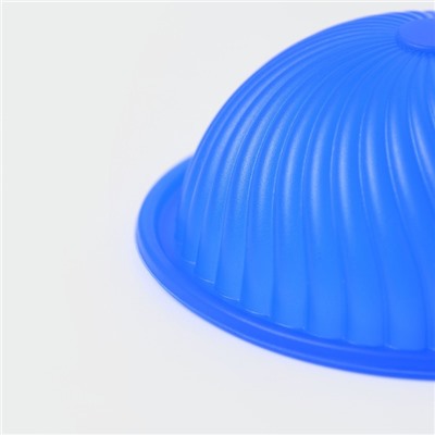 Форма для выпечки «Купол», 25×16×3.5 см, 6 ячеек (d=7 см), силикон, МИКС