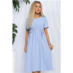 Платье Цветы Лета (голубое) П13057-18М