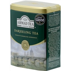 AHMAD TEA. English Caddy. Darjeeling tea 100 гр. жест.банка