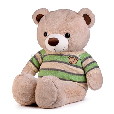 Мягкая игрушка "Медведь в полосатом свитере" 75 см
