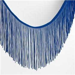 Тесьма декоративная «Бахрома», 15 см, 5±0.5 м, синяя