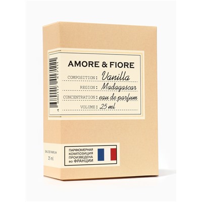 Парфюмерная вода женская Amore & Fiore Vanilla Madagascar, 25 мл