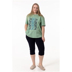 Костюм футболка и капри М325402Пшс