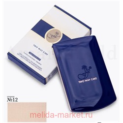 Ffleur Пудра компактная 2 в 1 Two Way Cake тон 12 загар