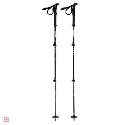 Палки трекинговые, 61-135см, ABS, алюминий 7075, чехол