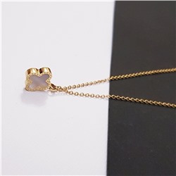 Цепочка с кулоном "Ювелирная Сталь", 171021, цвет жёлтое золото, арт.306.532