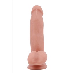 Телесный фаллоимитатор-реалистик Dual Density Dildo - 18 см.