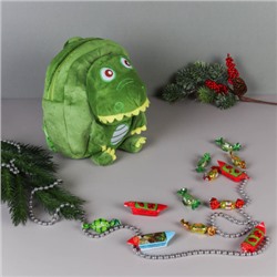 Рюкзак Дракон 22x6x25 см / 283-66 /уп 5/40/300/ (Зеленый)