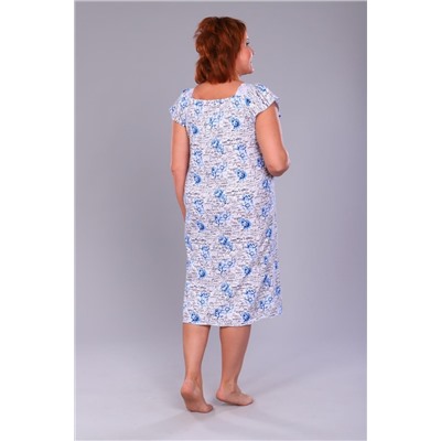 Сорочка "Ирма" (Синий)