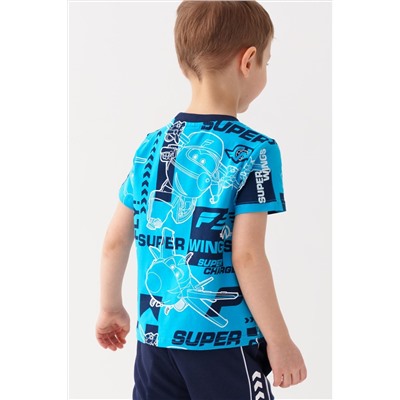 Фуфайка трикотажная для мальчиков (футболка) PLAYTODAY, 1239641