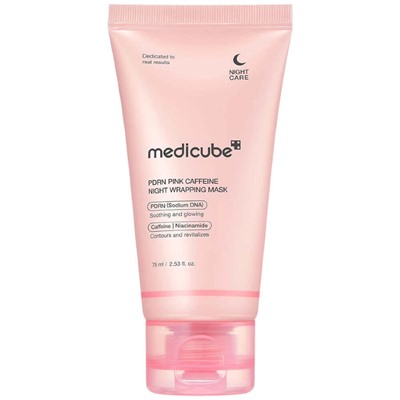 Medicube Ночная маска-плёнка с ПДРН и кофеином PDRN Pink Caffeine Night Wrapping Mask