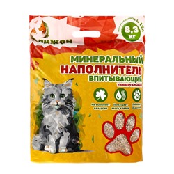 Наполнитель минеральный впитывающий «Пижон» универсальный, 15 л