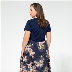 Платье, трикотаж, синий